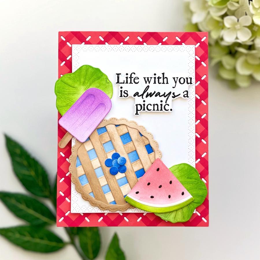 Life's a Picnic Sentiments Stamp Set