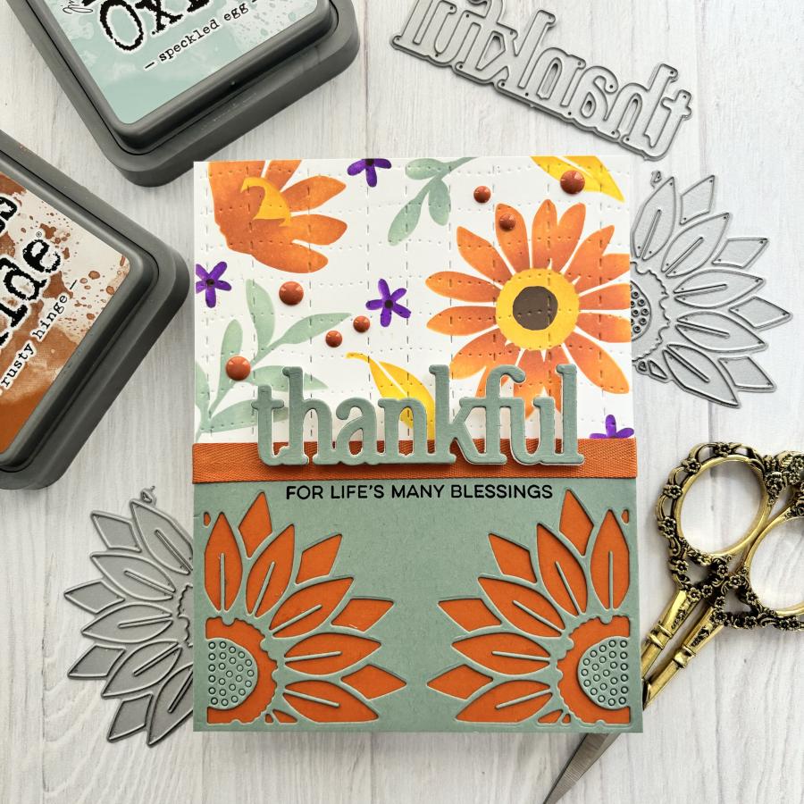 This is Big Sentiments: Thankful Stamp Set