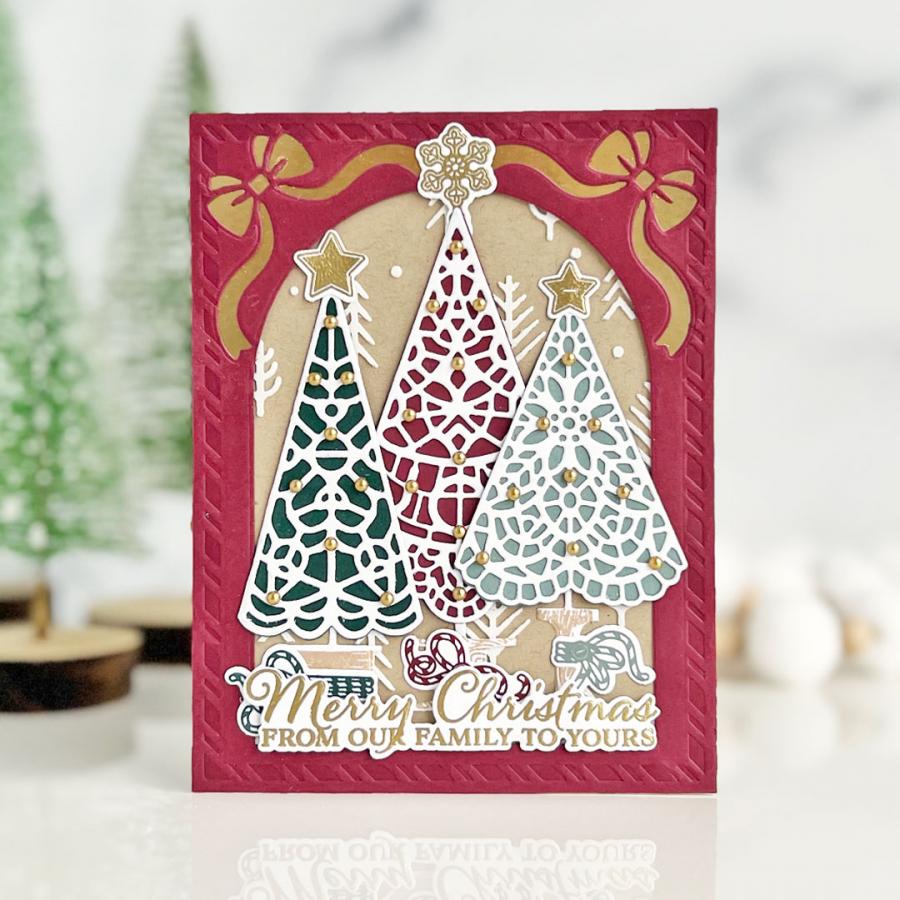 Doily Trees Stamp Set