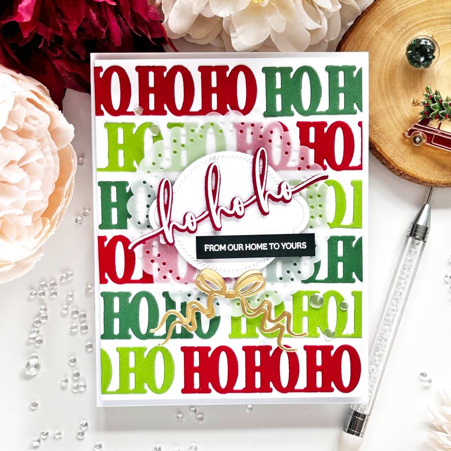 This is Big Sentiments: Ho, Ho, Ho Stamp Set