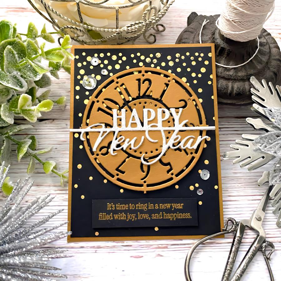 Celebrate the New Year Sentiments Mini Stamp Set