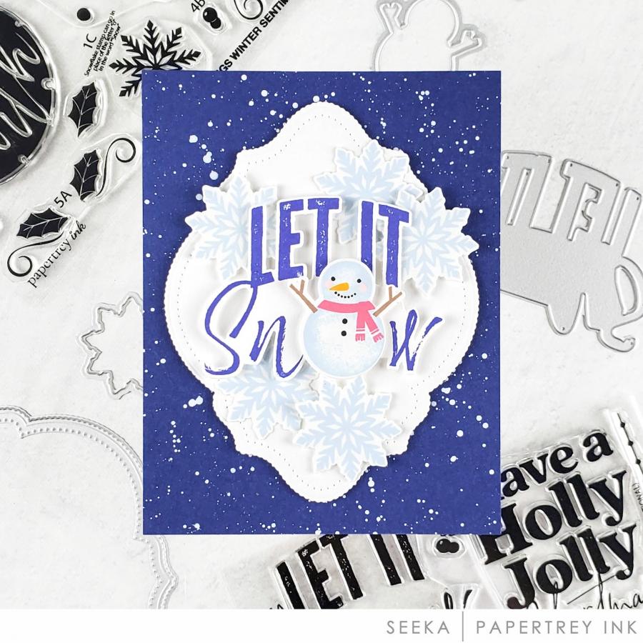The Bigs Winter Sentiments Stamp Set