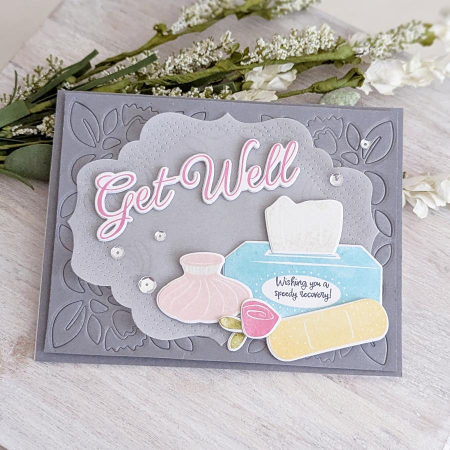 This is Big Sentiments: Get Well Stamp Set