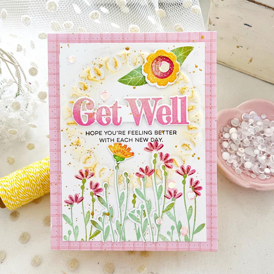 This is Big Sentiments: Get Well Stamp Set