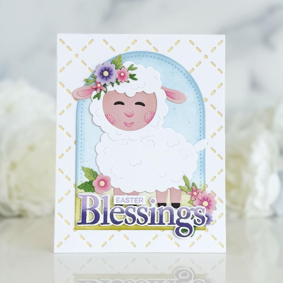 This is Big Sentiments: Many Blessings Stamp Set
