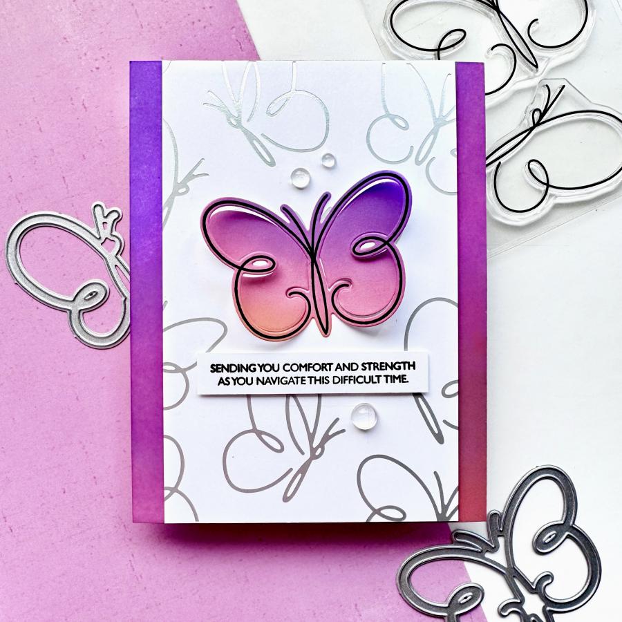 Winged Serenity Mini Stamp Set