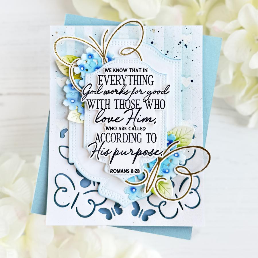 Winged Serenity Mini Stamp Set