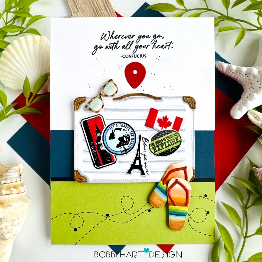 Wish You Were Here Mini Stamp Set