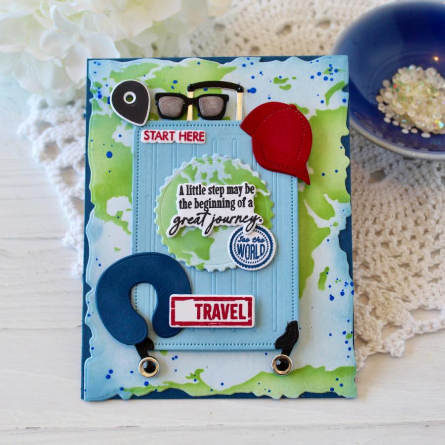 Wish You Were Here Mini Stamp Set