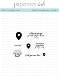 Wish You Were Here Mini Stamp Set