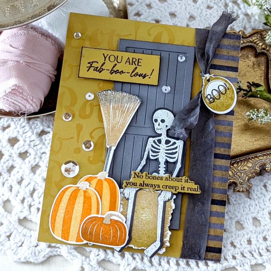 Fab-boo-lous Sentiments Mini Stamp Set