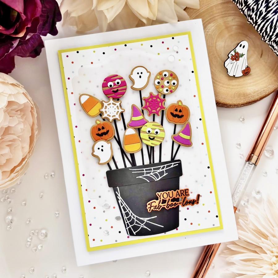 Fab-boo-lous Sentiments Mini Stamp Set