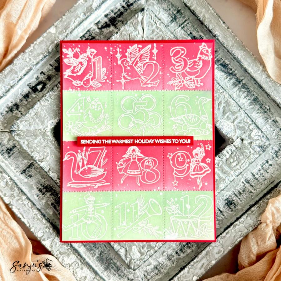 The Twelve Days of Christmas Stamp Set
