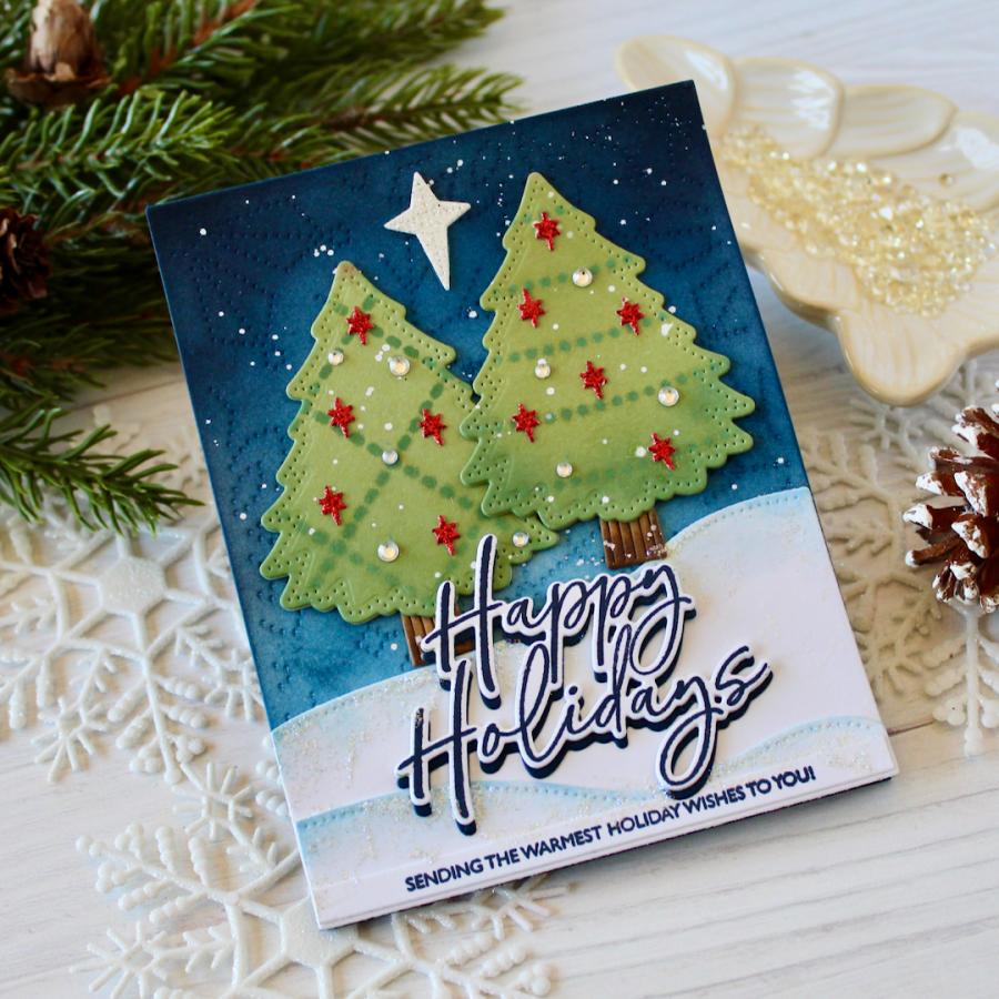 This is Big Sentiments: Happy Holidays Stamp Set