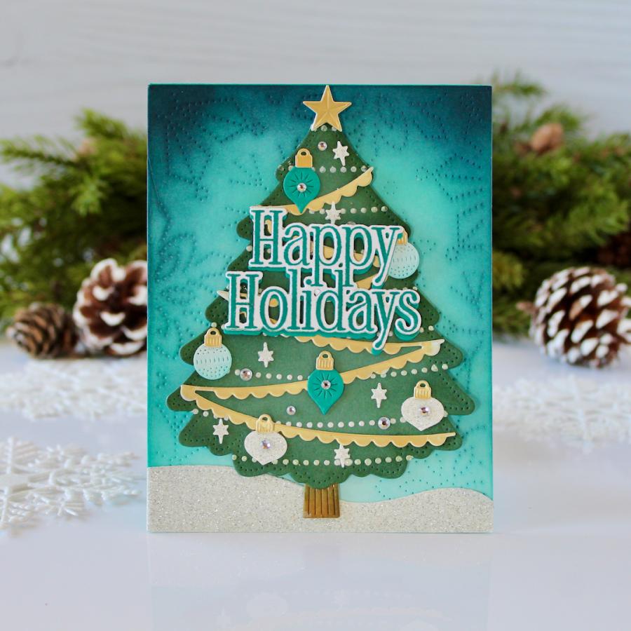 This is Big Sentiments: Happy Holidays Stamp Set