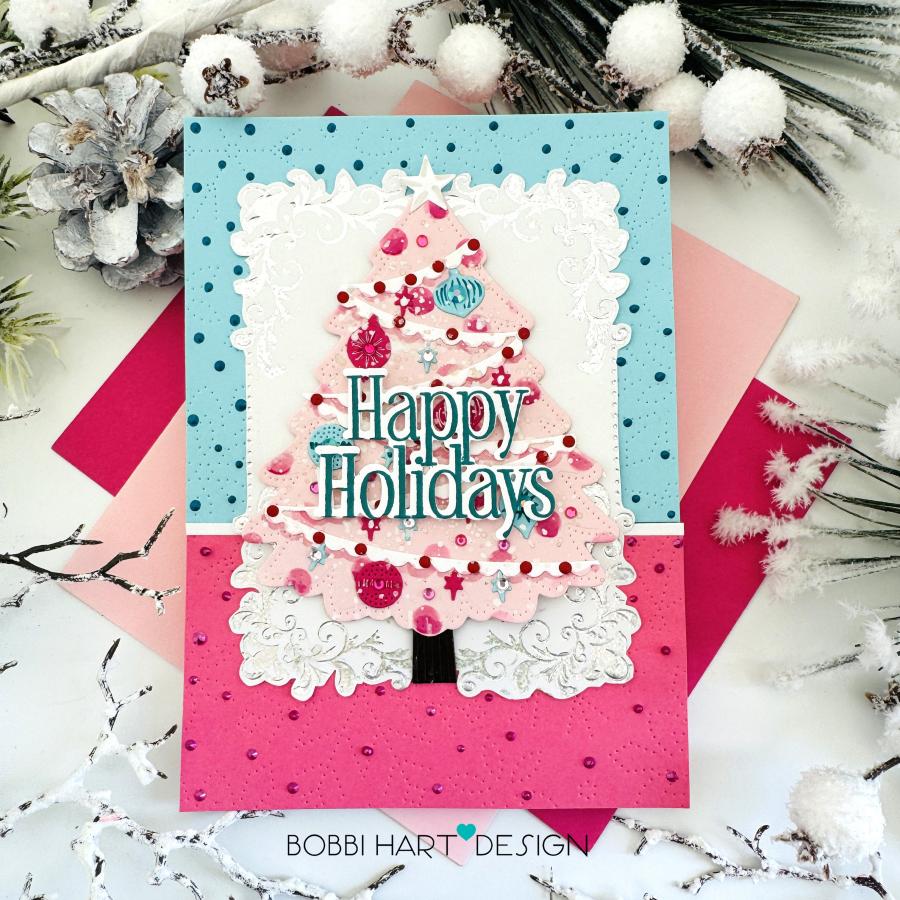This is Big Sentiments: Happy Holidays Stamp Set