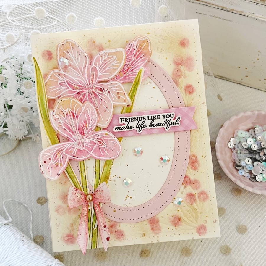 Winter Iris Stamp Set