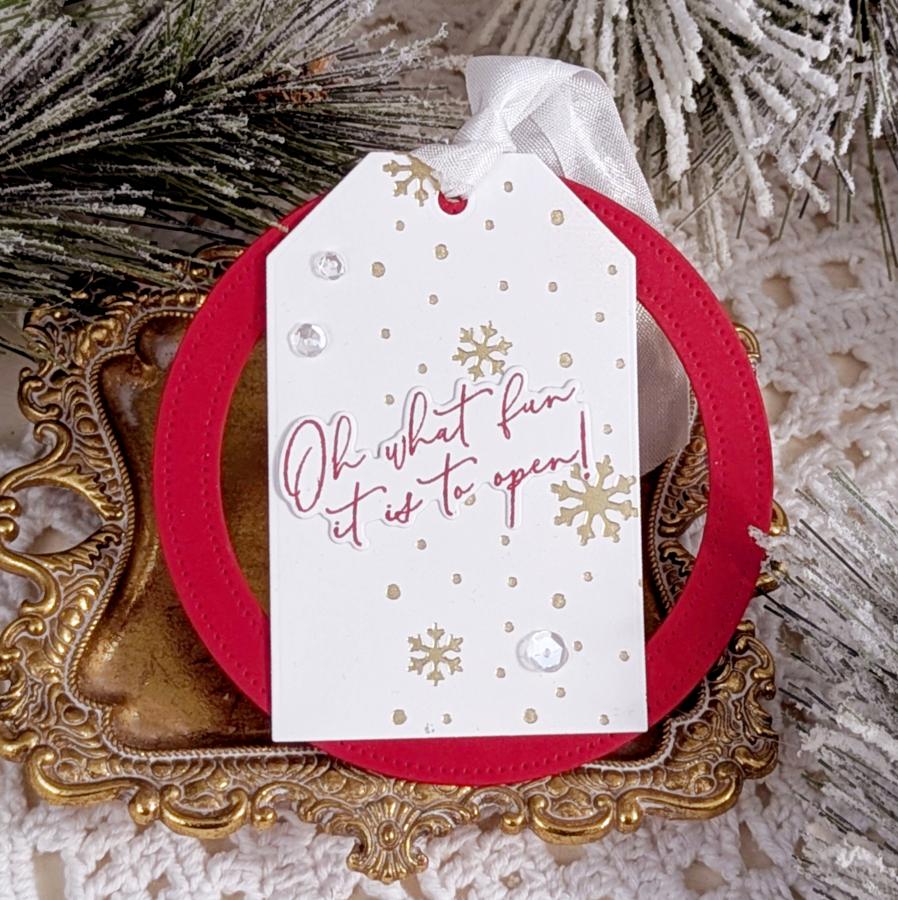This is Big Sentiments: Christmas Tags Stamp Set