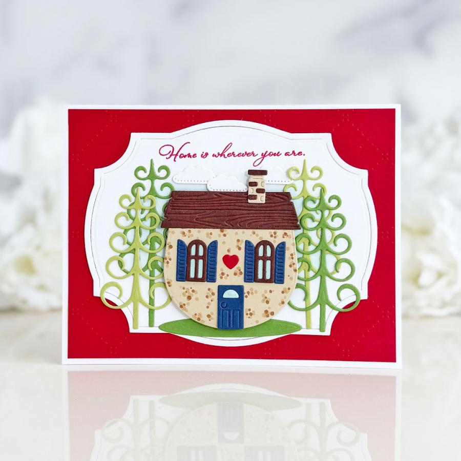 Home is Where the Heart Is Sentiments Mini Stamp Set