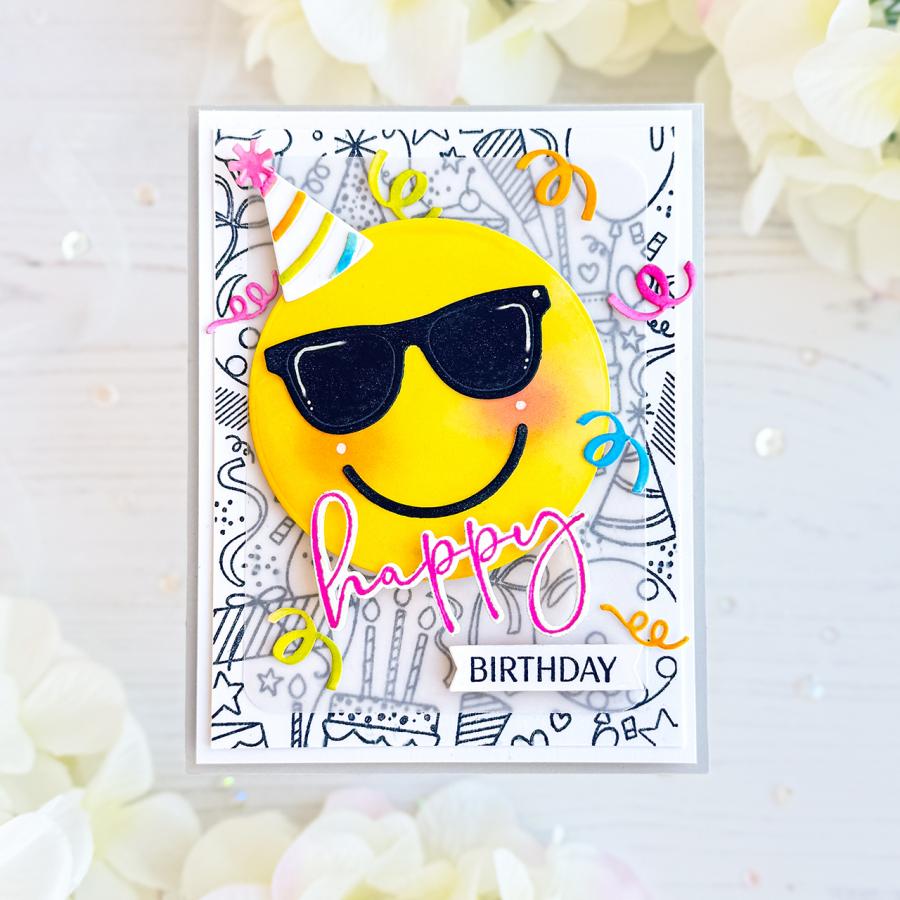 This is Big Sentiments: Happy Everything Stamp Set