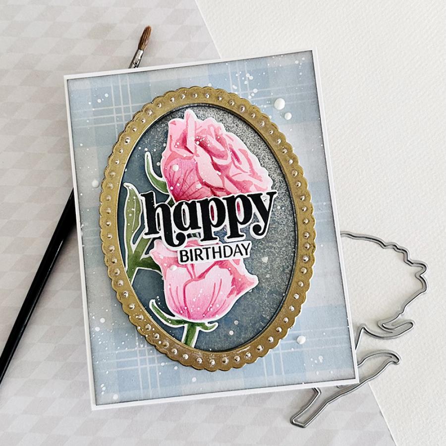 This is Big Sentiments: Happy Everything Stamp Set