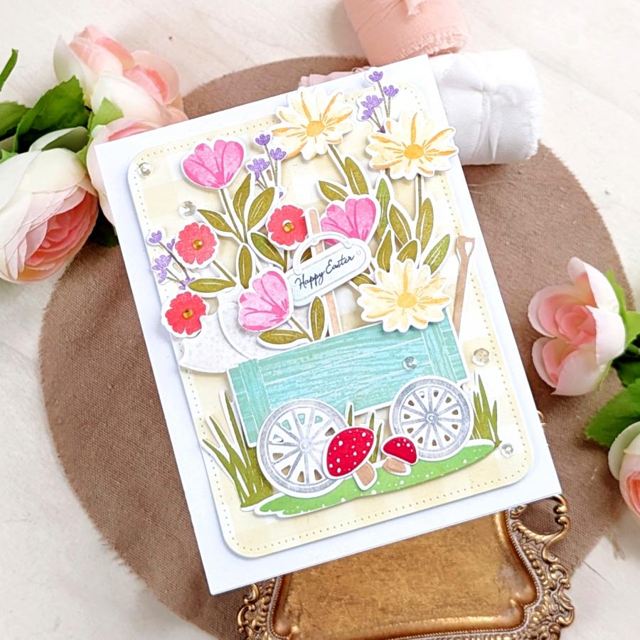 Spring Wagon Stamp Set