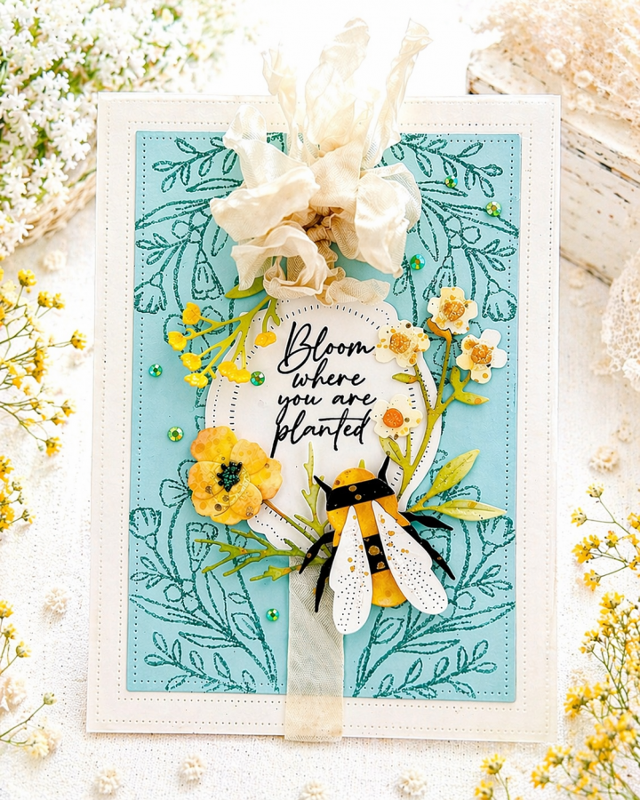 Wildflower Wreath Stamp Set