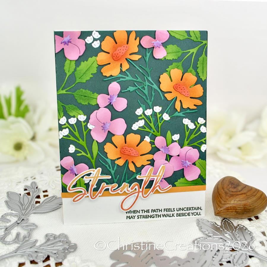 This is Big Sentiments: Strength Stamp Set