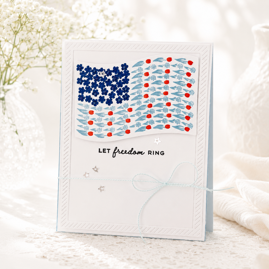Freedom in Bloom Stamp Set