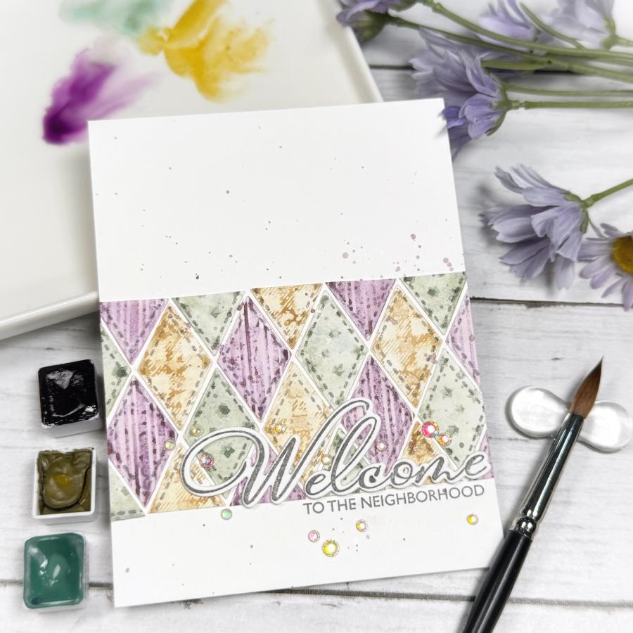 This is Big Sentiments: Welcome Stamp Set