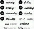 Monthly Moments: Days of the Week Stamp Set