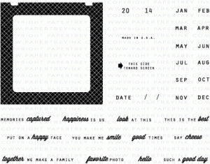 Monthly Moments: Slide Frame Stamp Set
