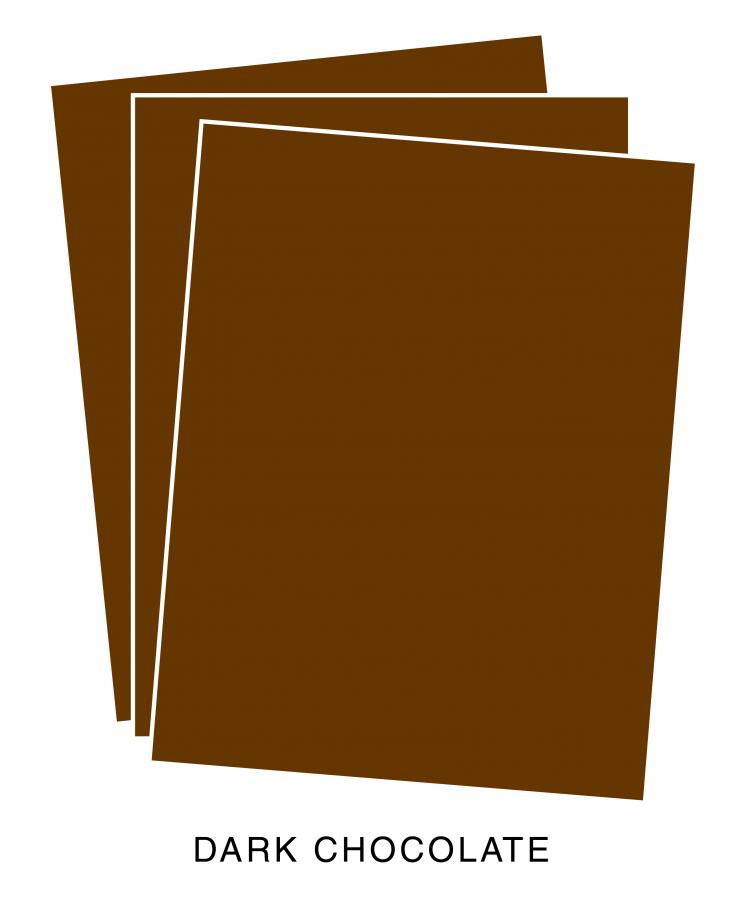 Perfect Match Dark Chocolate Premium Cardstock (24 Sheets)