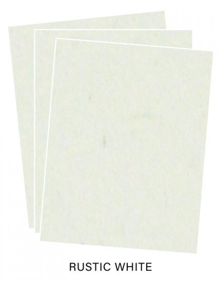 Paper Basics - Rustic White Premium Cardstock (24 Sheets)