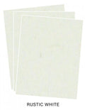 Paper Basics - Rustic White Premium Cardstock (12 Sheets)