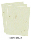 Paper Basics - Rustic Cream Premium Cardstock (50 Sheets)