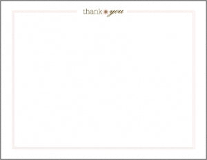 Polka Jotz - Pink "Thank You" Card Set