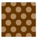 Dark Chocolate Polka Dot Individual Pattern Sheets (18 sheets)