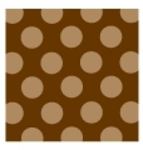 Dark Chocolate Polka Dot Individual Pattern Sheets (18 sheets)