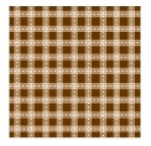 Dark Chocolate Gingham Individual Pattern Sheets (18 sheets)