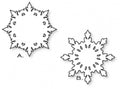 Papertrey Ink - Damask Snowflakes Die Collection (set of 2)