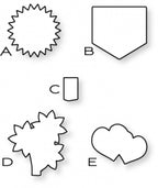 Papertrey Ink - Back Pocket Basics Die Collection (set of 5)