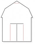 Papertrey Ink - Shape Up Series: Barn