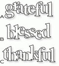 Papertrey Ink - Counting My Blessings Die Collection (set of 3)