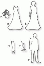 Papertrey Ink - Man & Wife Die Collection (set of 6)