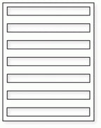 Papertrey Ink - Cover Plate: Stripes Horizontal Die