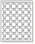 Papertrey Ink - Cover Plate: Modern Cross Quilt Die