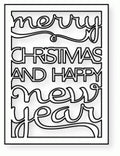 Papertrey Ink - Text Block: Christmas Die