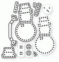 Papertrey Ink - Seasonal Stitching: Snowman Die