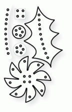 Papertrey Ink - Seasonal Stitching: Holly Die